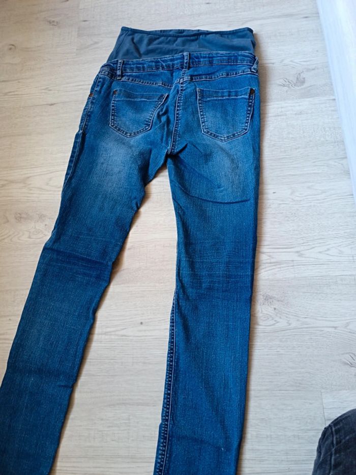 Pantalon jeans grossesse maternité 36 slim kiabi - photo numéro 8