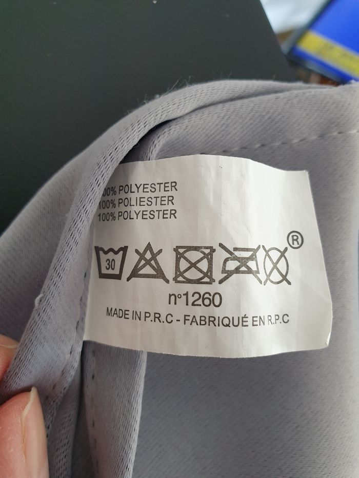 Rideau gris occultant - photo numéro 6