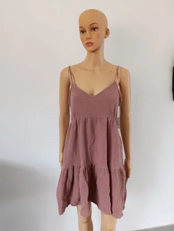 Robe été vieux rose taille m femme