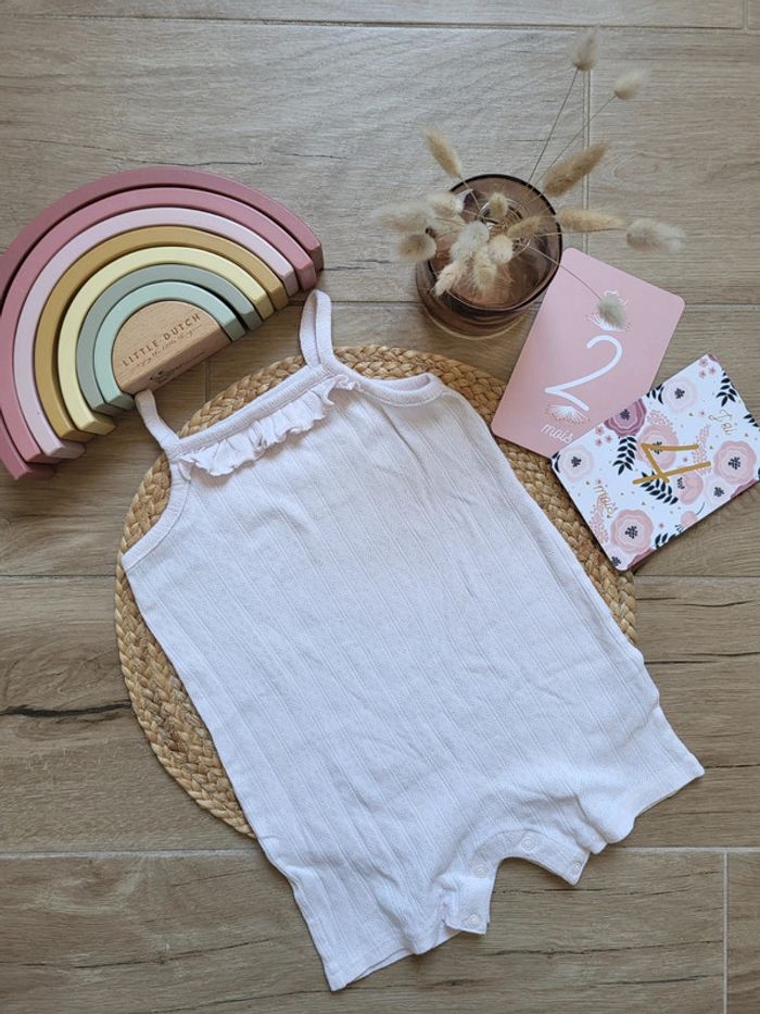 🌸Combishort légère rose pâle 83-89 cms 24 mois fille