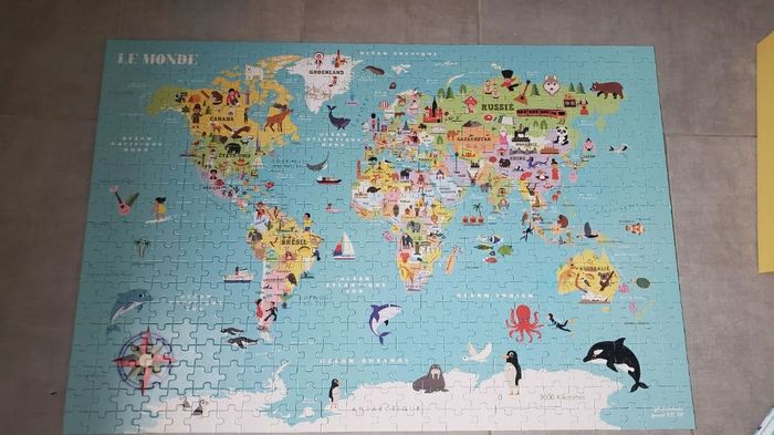 Puzzle du monde 500 pièces