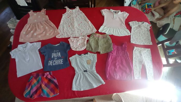 Lot de vêtements fille 9 mois léger