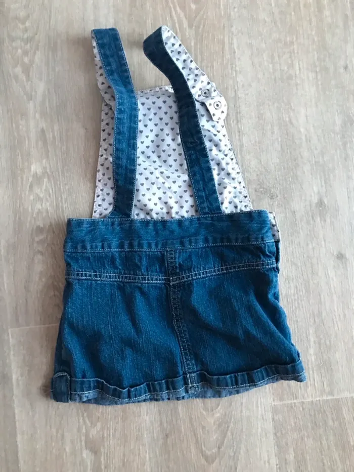 Robe en jeans kimbaloo 36 mois en très bon état - photo numéro 2
