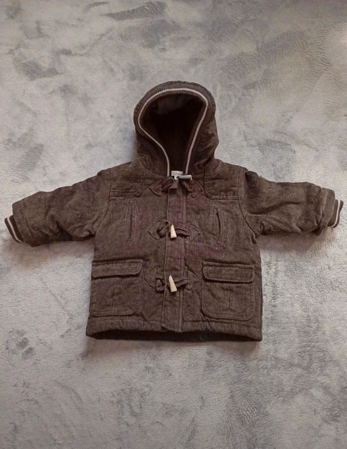 Manteau côtelé chaud 6 mois