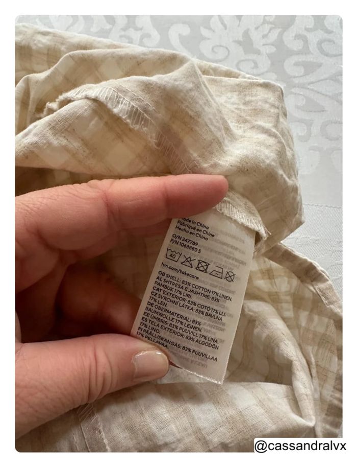 Robe beige - H&M - photo numéro 4