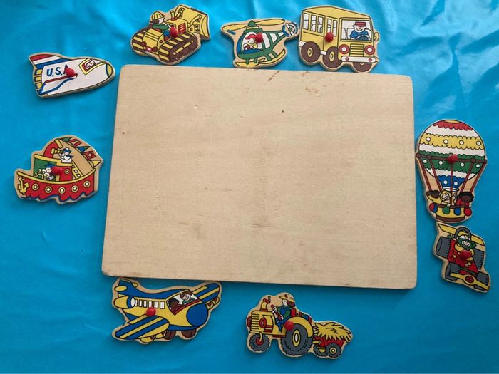 Puzzle encastrement engins à moteur - photo numéro 3