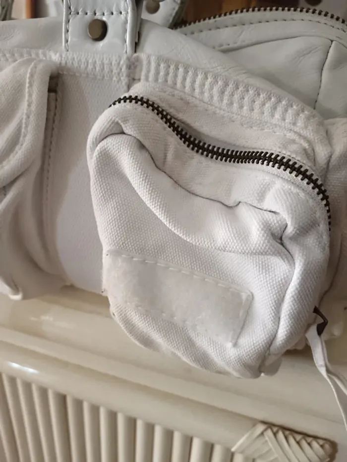 Sac vintage 90/00s y2k diesel coton et cuir - photo numéro 11