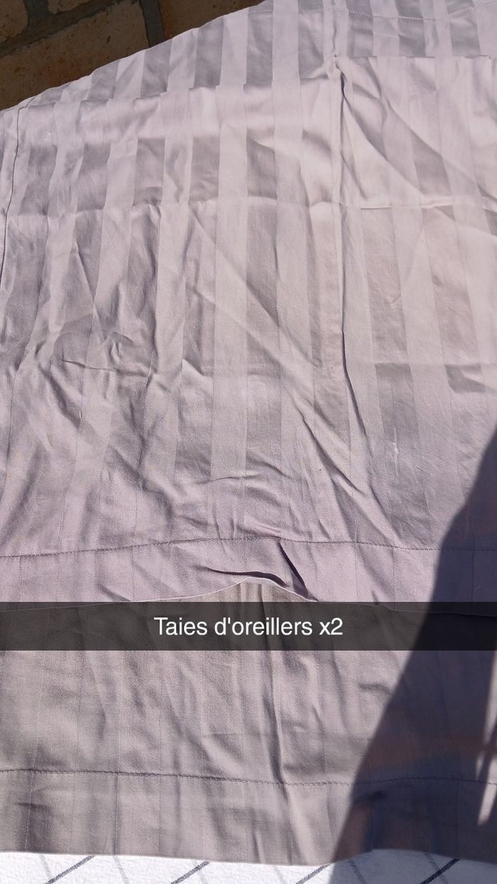 Taies d'oreillers