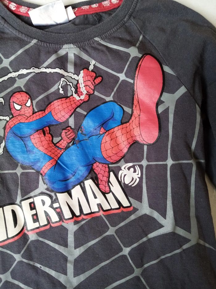 T shirt manche longue Spiderman 8A - photo numéro 5