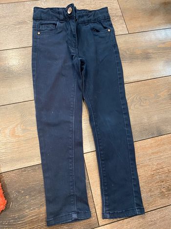 Jeans bleu marine Orchestra 3 ans fille