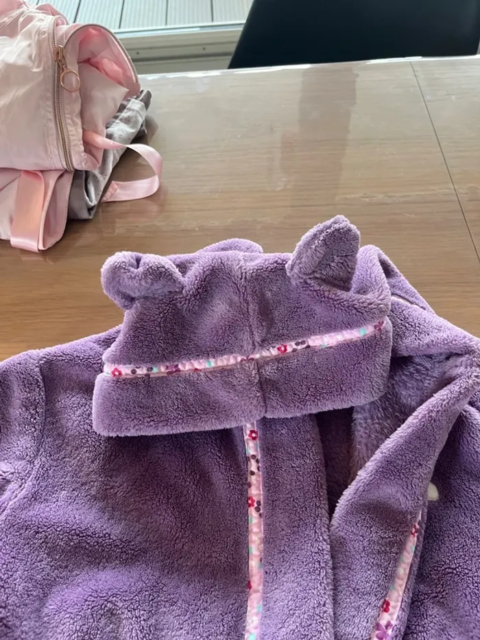 Magnifique robe de chambre / peignoir fille 2 ans - photo numéro 5