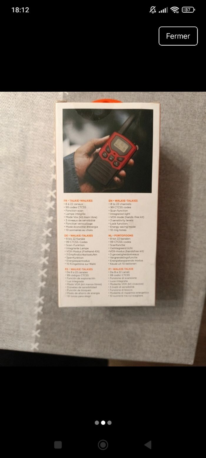 Talkie walkie - photo numéro 2