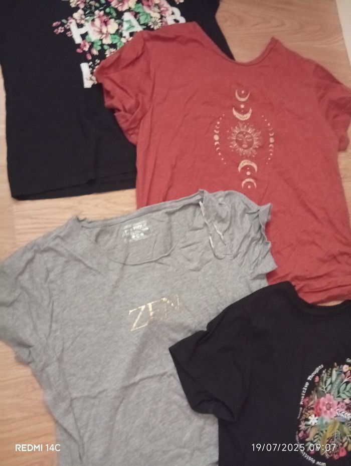 Lot 6 T shirts haut maillot femme xl - photo numéro 4