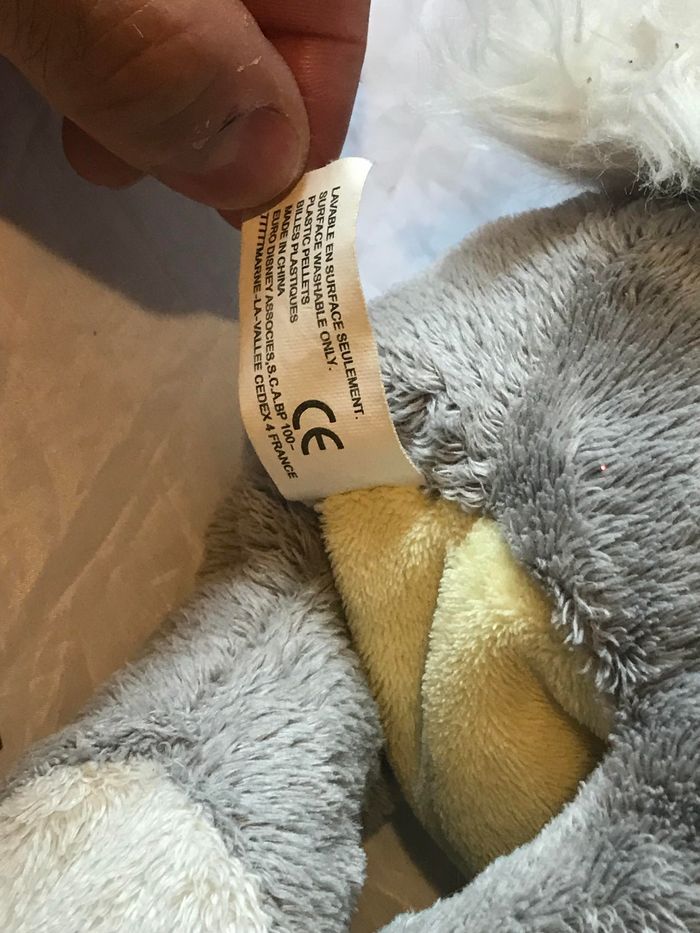Petit Lapin Gris Saut Bouche Ouverte Animal Faune Peluche Petits Enfants Bébés - photo numéro 8