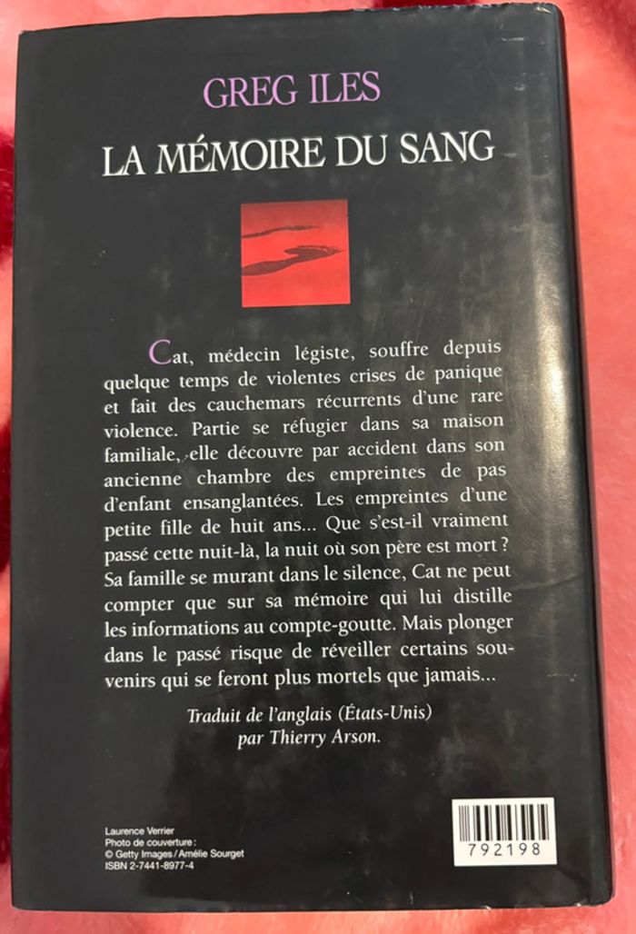Livre « la mémoire du sang » - photo numéro 2