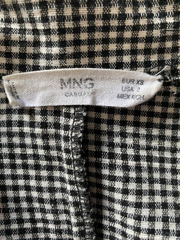 Robe midi Mango carreaux noirs et blancs - photo numéro 7