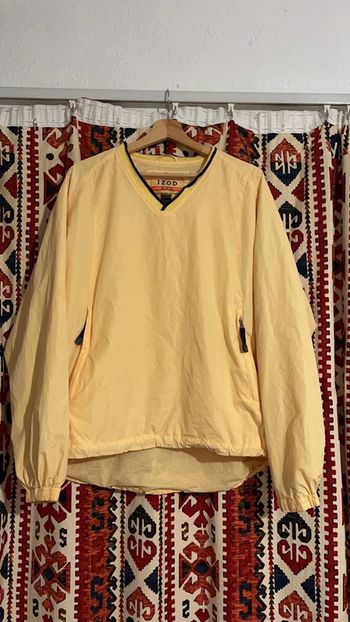 Veste parka coupe vent jaune