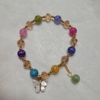 Bracelet perle et papillon 🦋