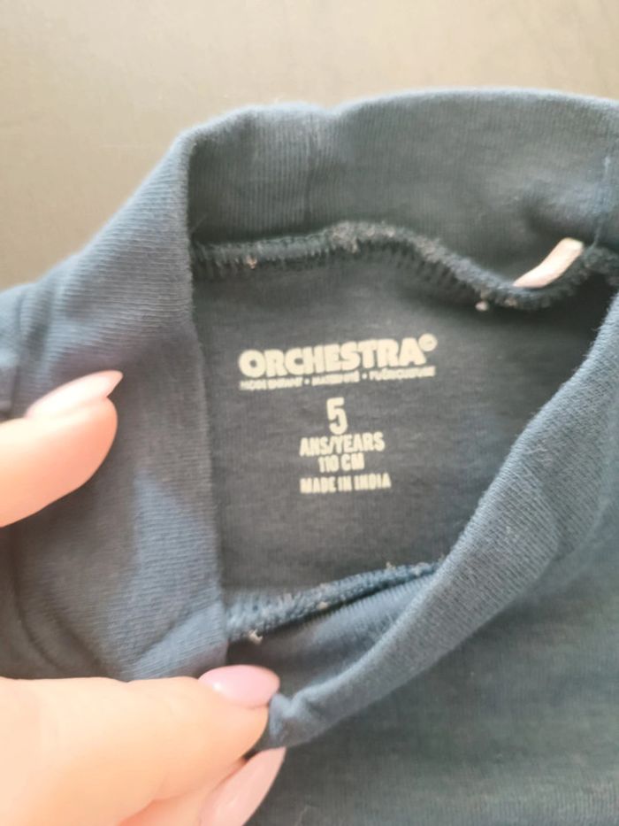 Tee shirt manches longues orchestra 5 ans - photo numéro 3