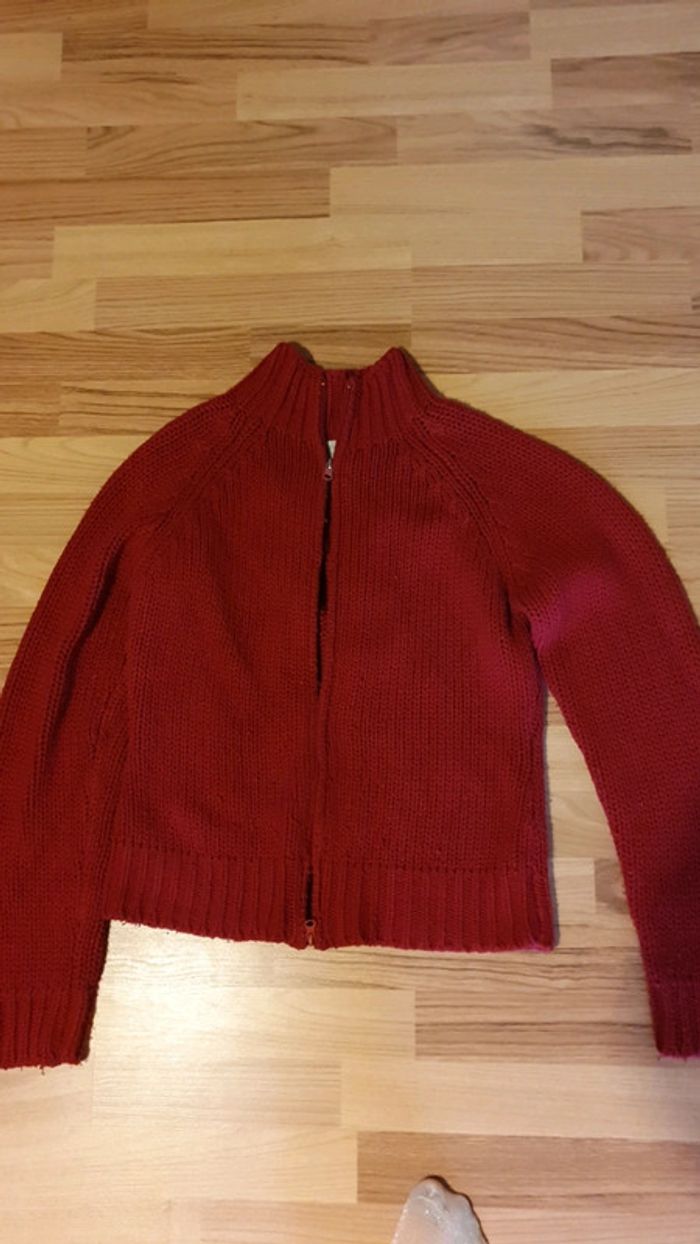 gilet naf naf bordeau l