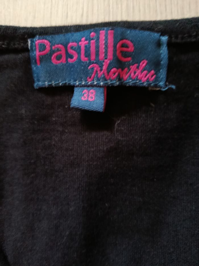 Tee-shirt manches 3/4 marque pastille menthe taille 38 - photo numéro 3