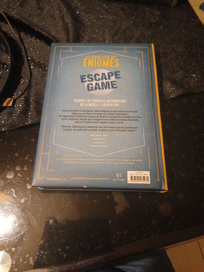 Livre le grand livre des énigmes escape game - photo numéro 2