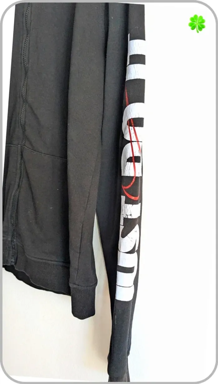 Sweat à capuche homme zippé N*ke XL - photo numéro 4