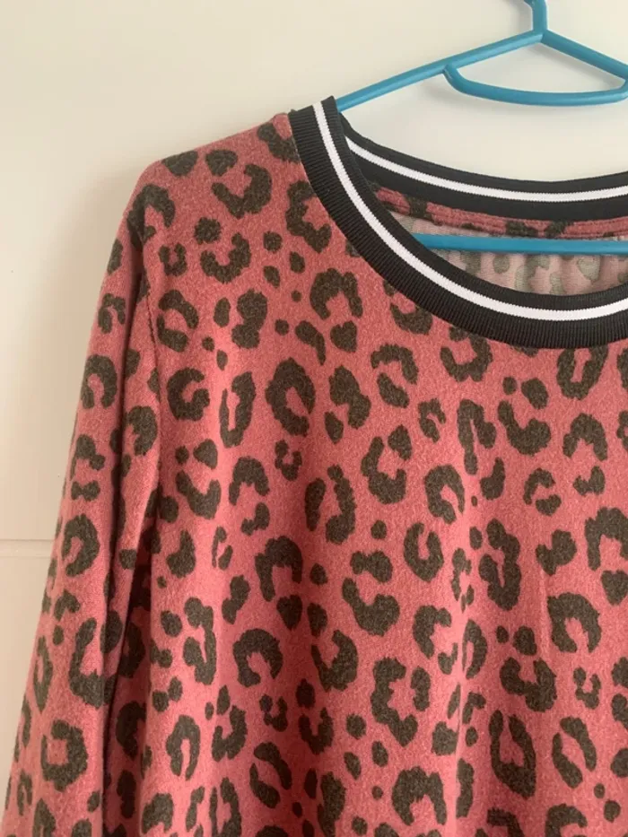 Robe léopard rose XL - photo numéro 2