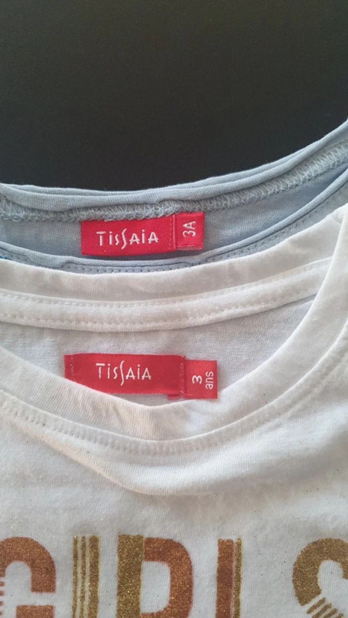 Lot de 2 tee-shirts manches courtes 3 ans - photo numéro 7