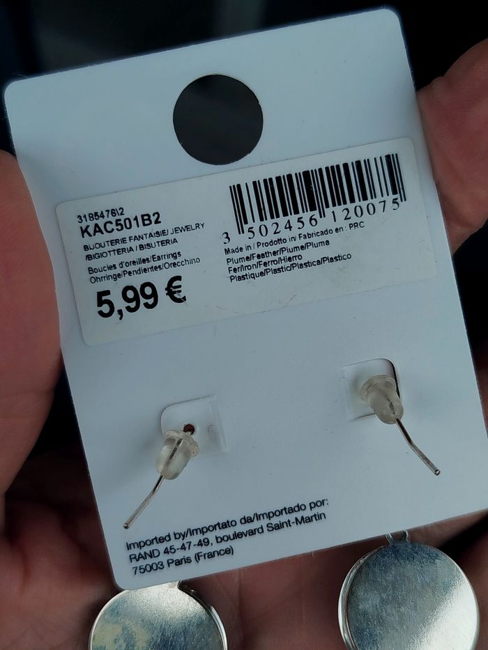Boucles d'oreilles KANEORE - photo numéro 2