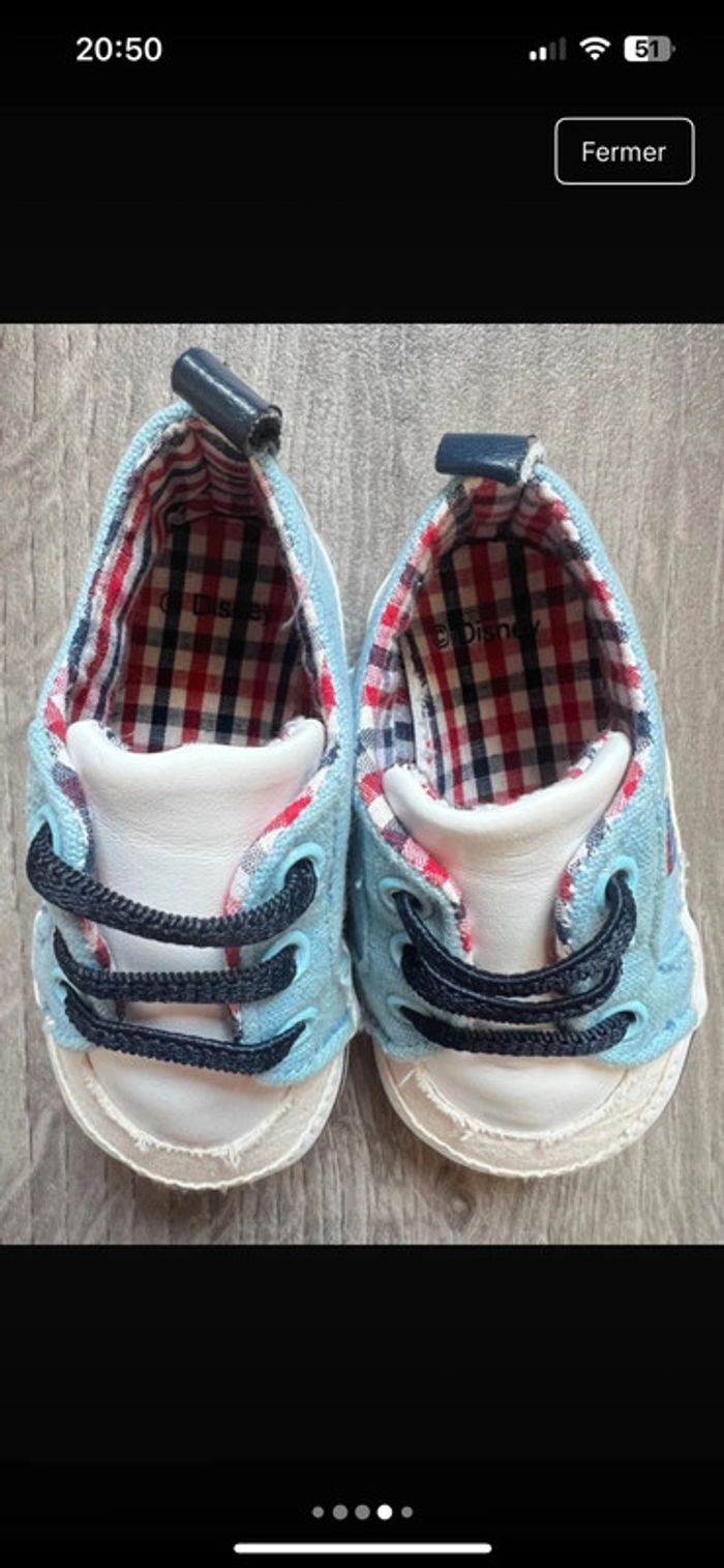 Paire de chaussures Mickey 3/6 mois Disney - photo numéro 4