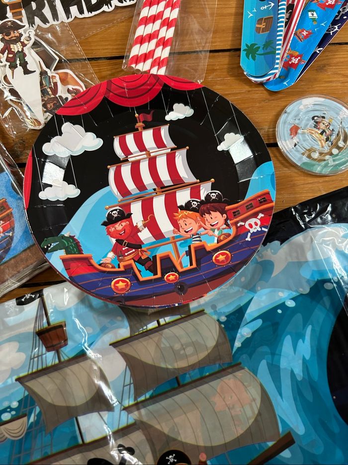 Kit anniversaire de pirate pour 5 personnes - photo numéro 7