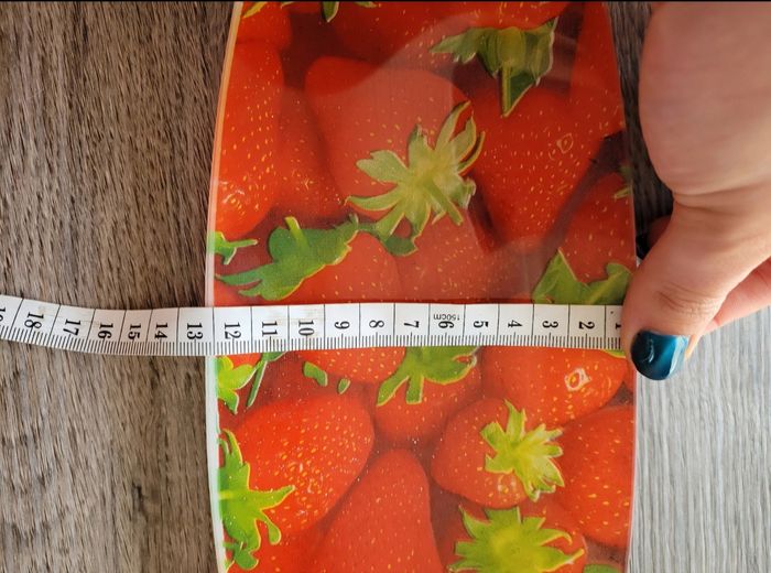 Lot de 2 plateaux motif fraises - photo numéro 8