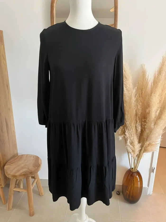 Robe noire fluide Monoprix - photo numéro 2