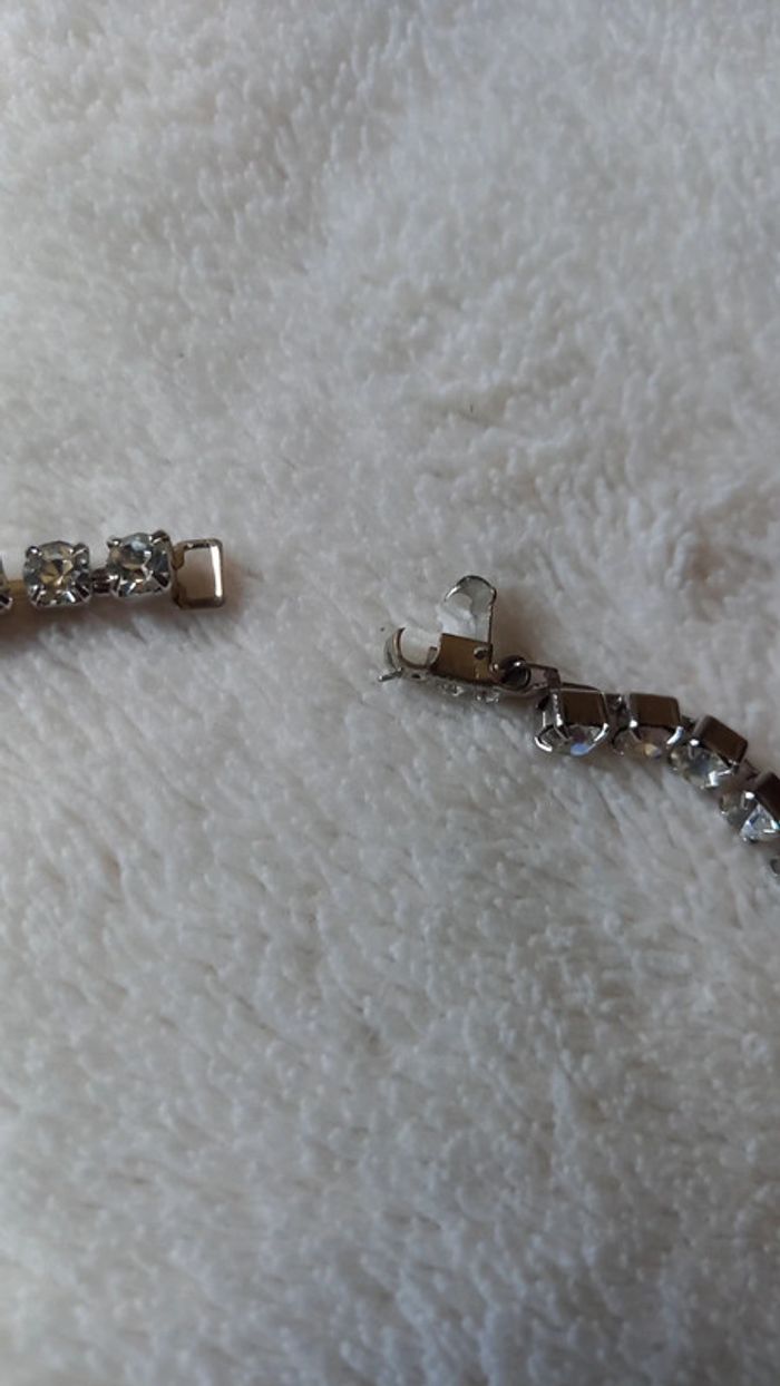 Collier fantaisie, brillants serties - photo numéro 6