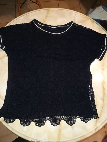 T-shirt noir femme