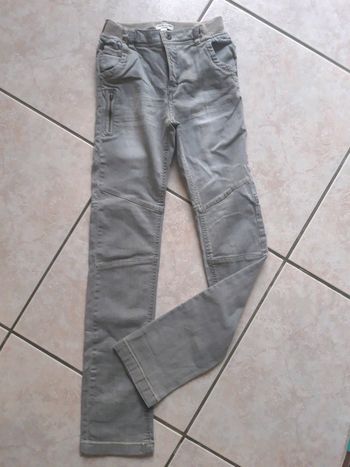 Jean garçon gris 12 ans