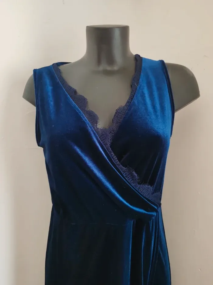 Robe effet velour taille m - photo numéro 2