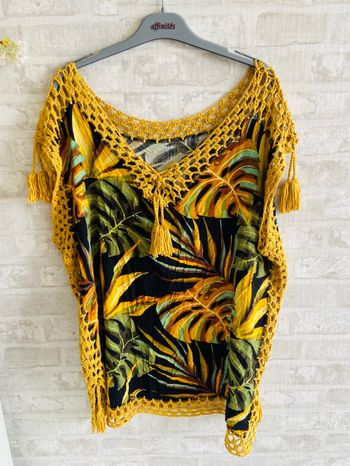Top crochet bohème