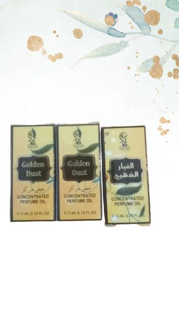 3 parfum Musk golden dust 3ml chacun