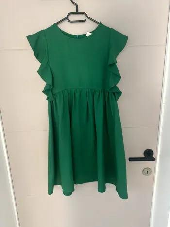 Robe Shein vert sapin – 11/12 ans – Comme neuv