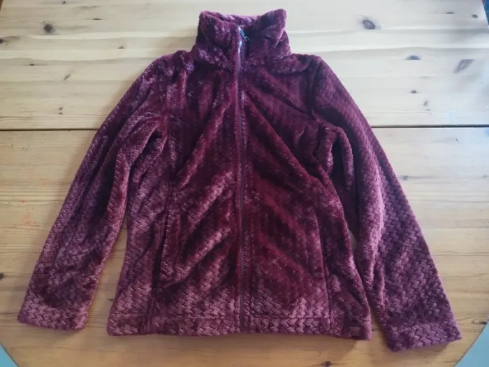 Veste polaire bordeaux - photo numéro 2