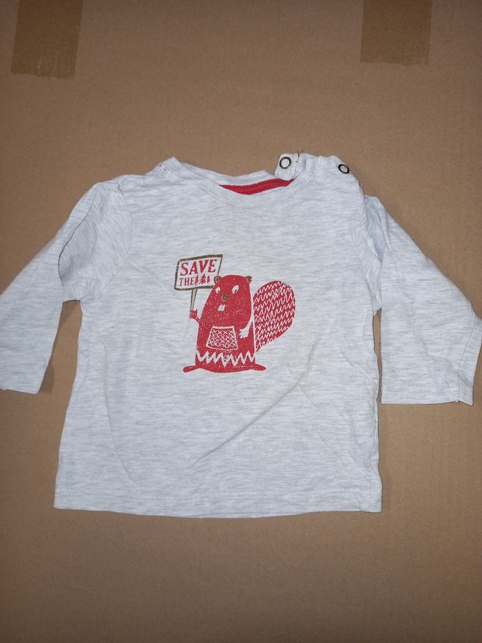 Teeshirt longue manche kimbaloo 12 mois