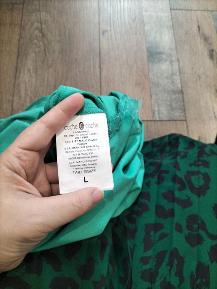 Débardeur vert taille L - photo numéro 5