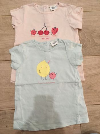 Lot t shirt tape à l’œil 18 mois