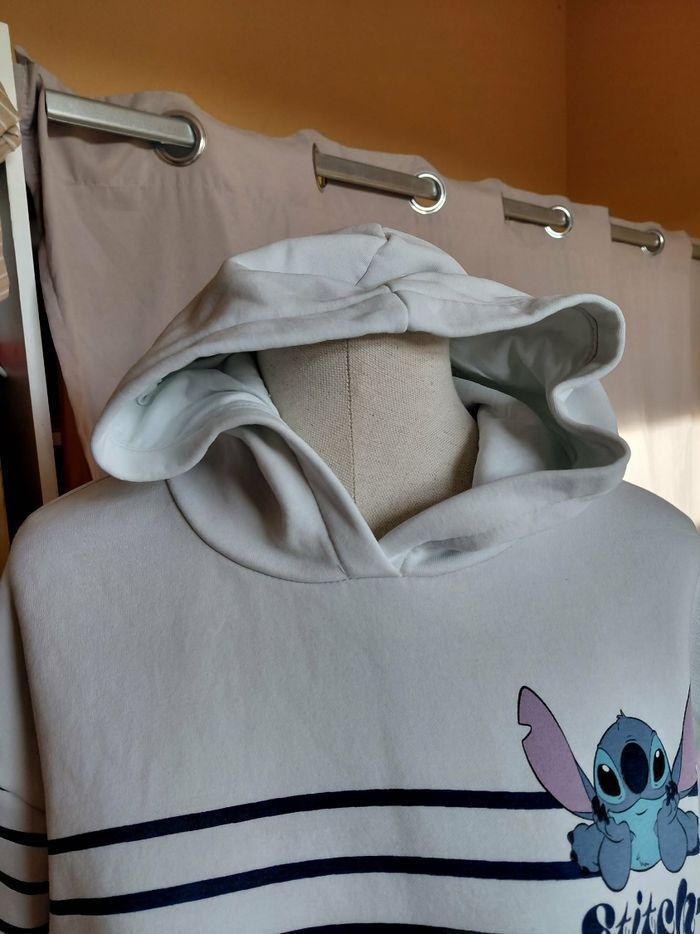 Très joli sweat à capuche femme T L - photo numéro 5