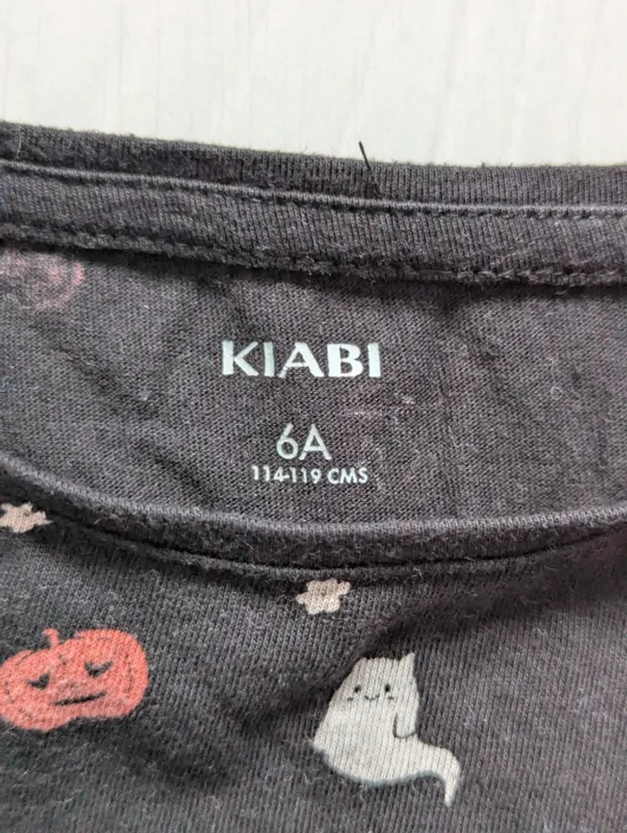 T-shirt manches longues Kiabi 6ans halloween - photo numéro 3