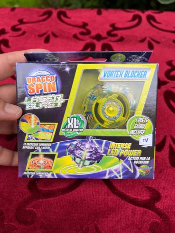 Toupie De Combat - Homerokk - Dracco Spin - Jaune - Lumineuse Led
