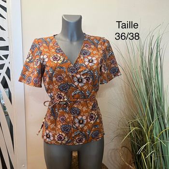 Blouse cache coeur