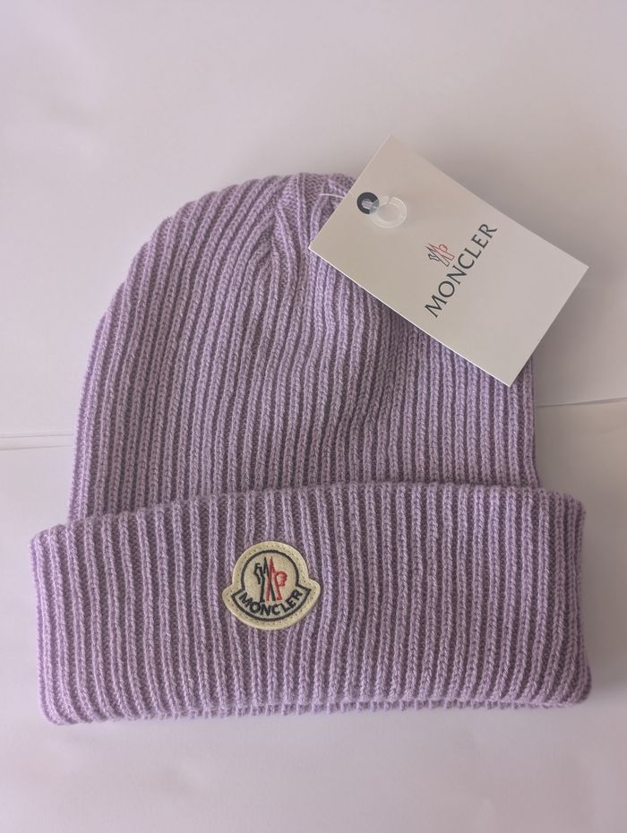 Bonnet mauve moncler taille unique